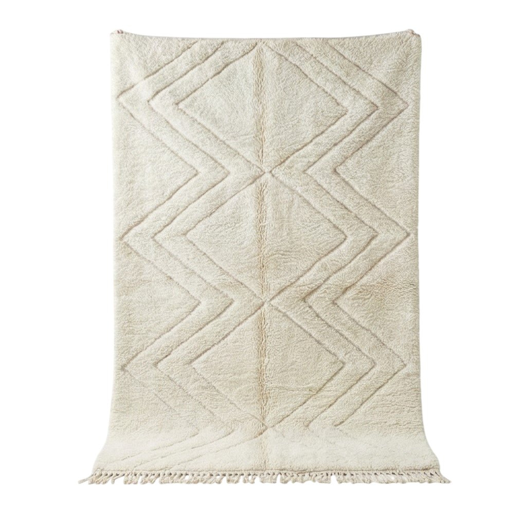 Tapis marocain abstrait épuré Chama