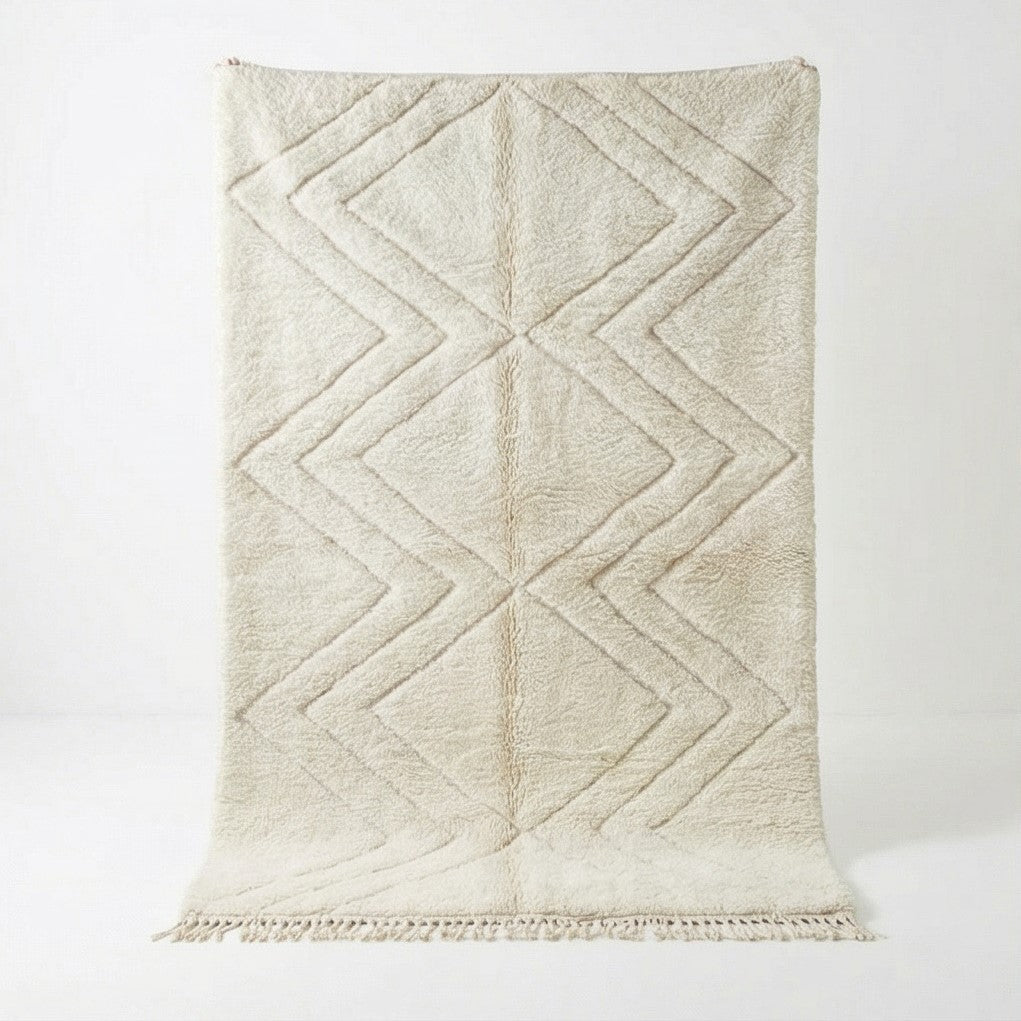 Tapis marocain abstrait épuré Chama