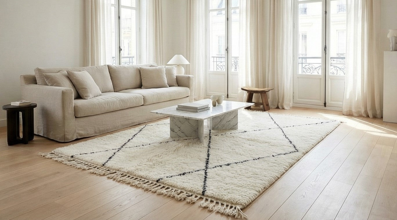 Tapis marocain à losanges Ali