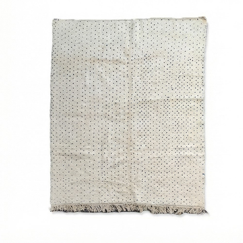 Grand Tapis Berbère Pois Bleu 240x300 cm