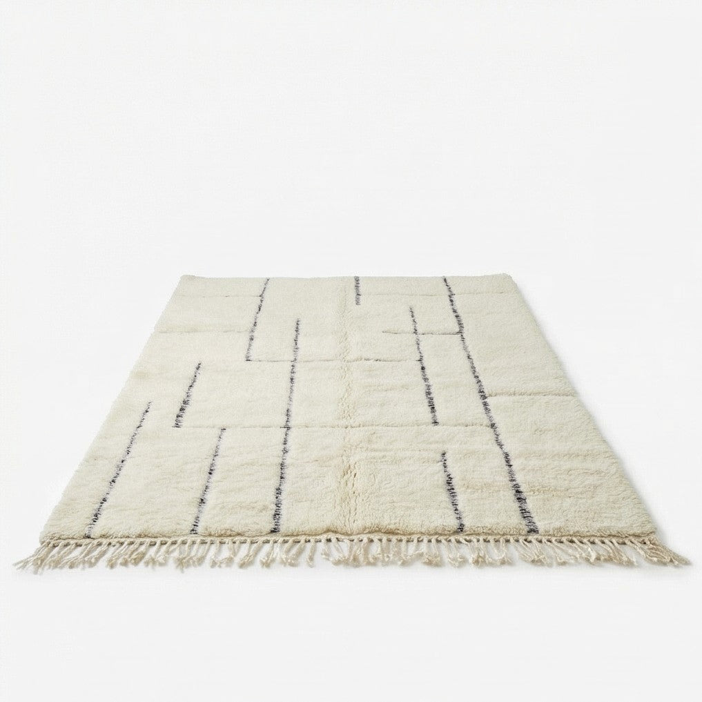 Grand tapis berbère graphique 200x300 cm