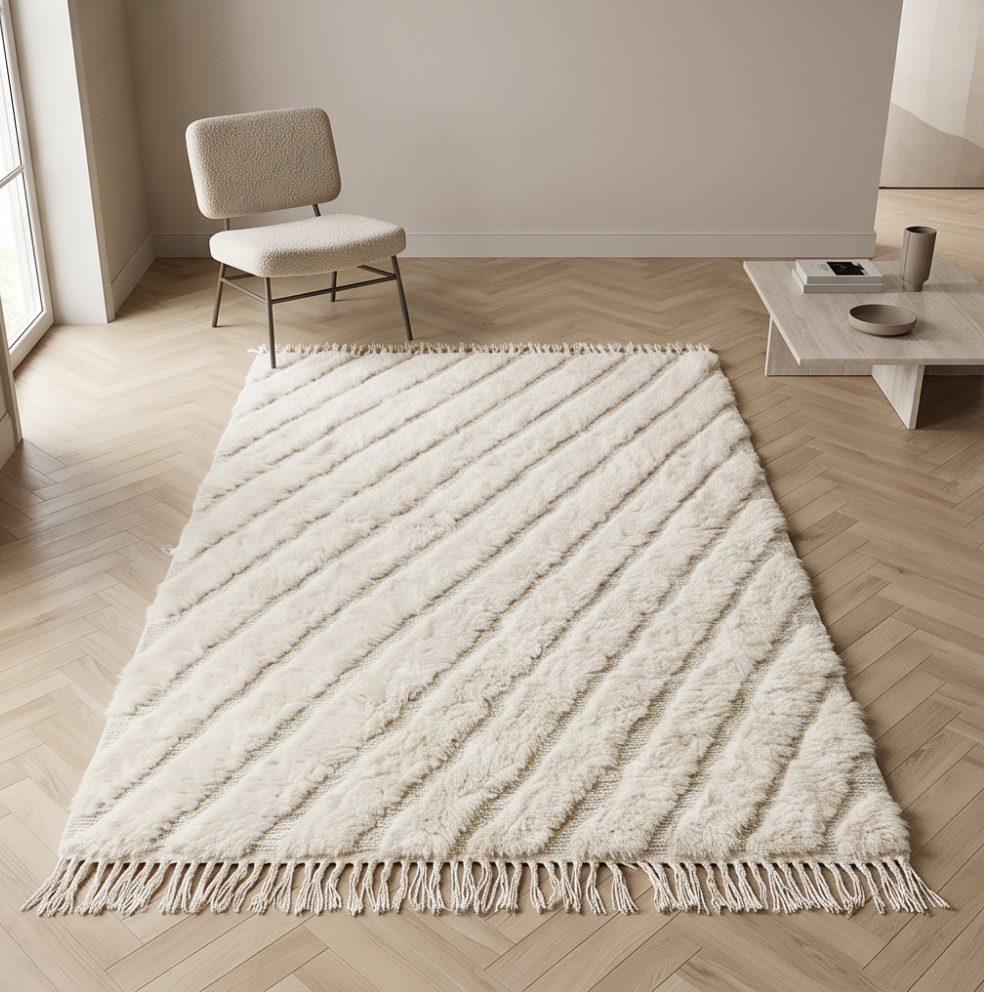 Tapis berbère à rayures AFAF