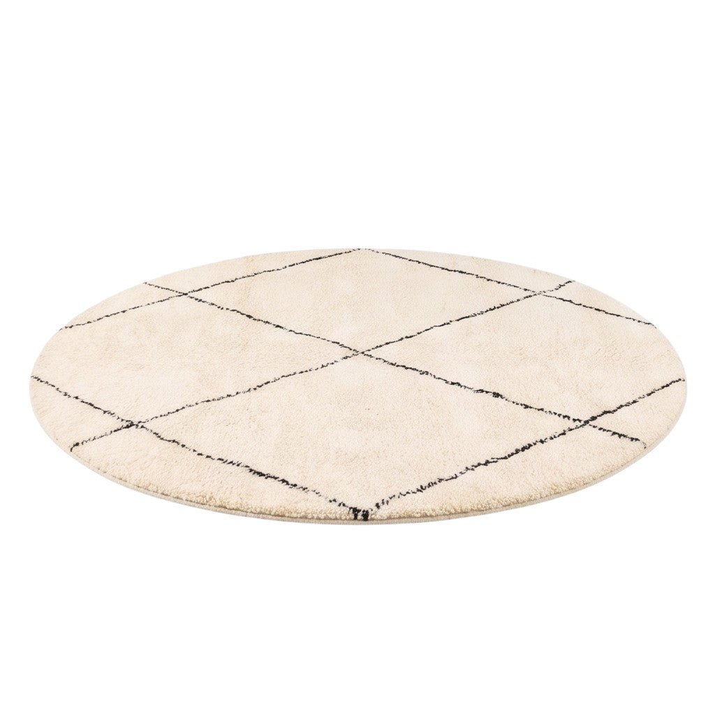 Tapis berbère Rond losanges - Sur mesure