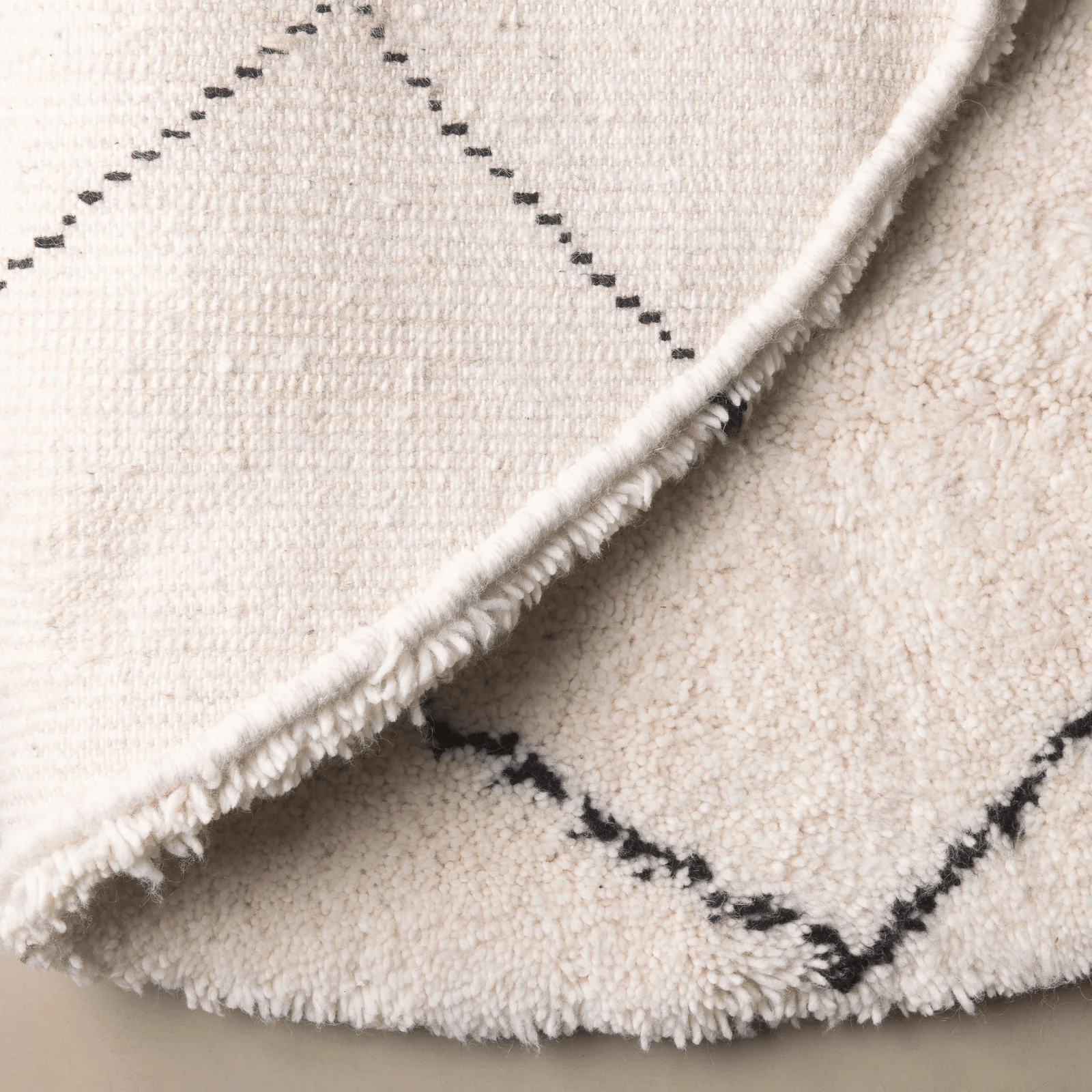 Tapis berbère Rond losanges - Sur mesure