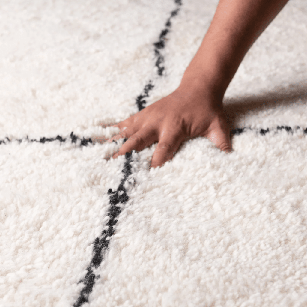Tapis berbère Rond losanges - Sur mesure