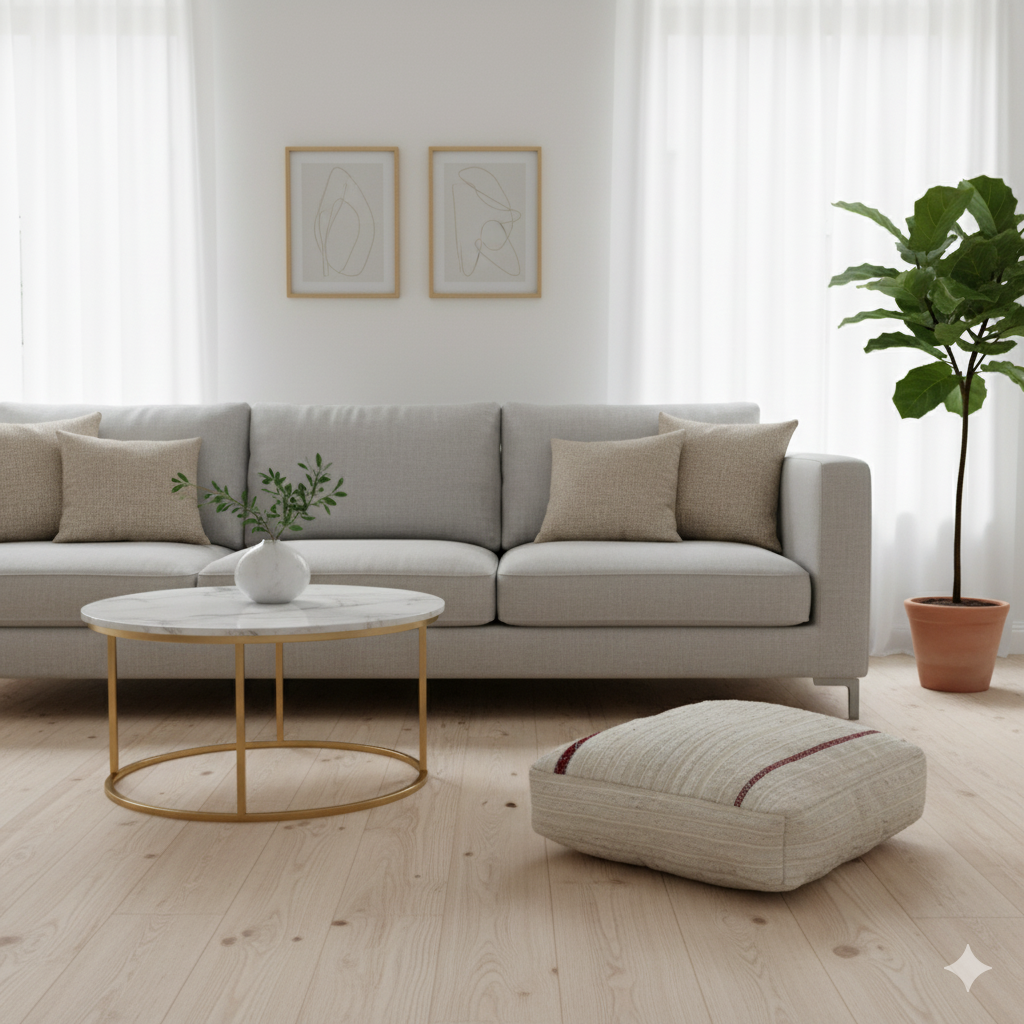 Pouf Handira berbère