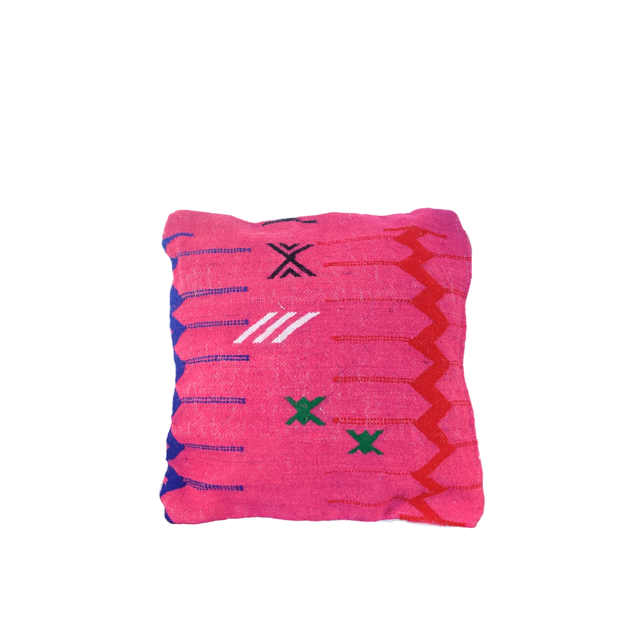 Coussin marocain tribal rose - MAZIR Décoration