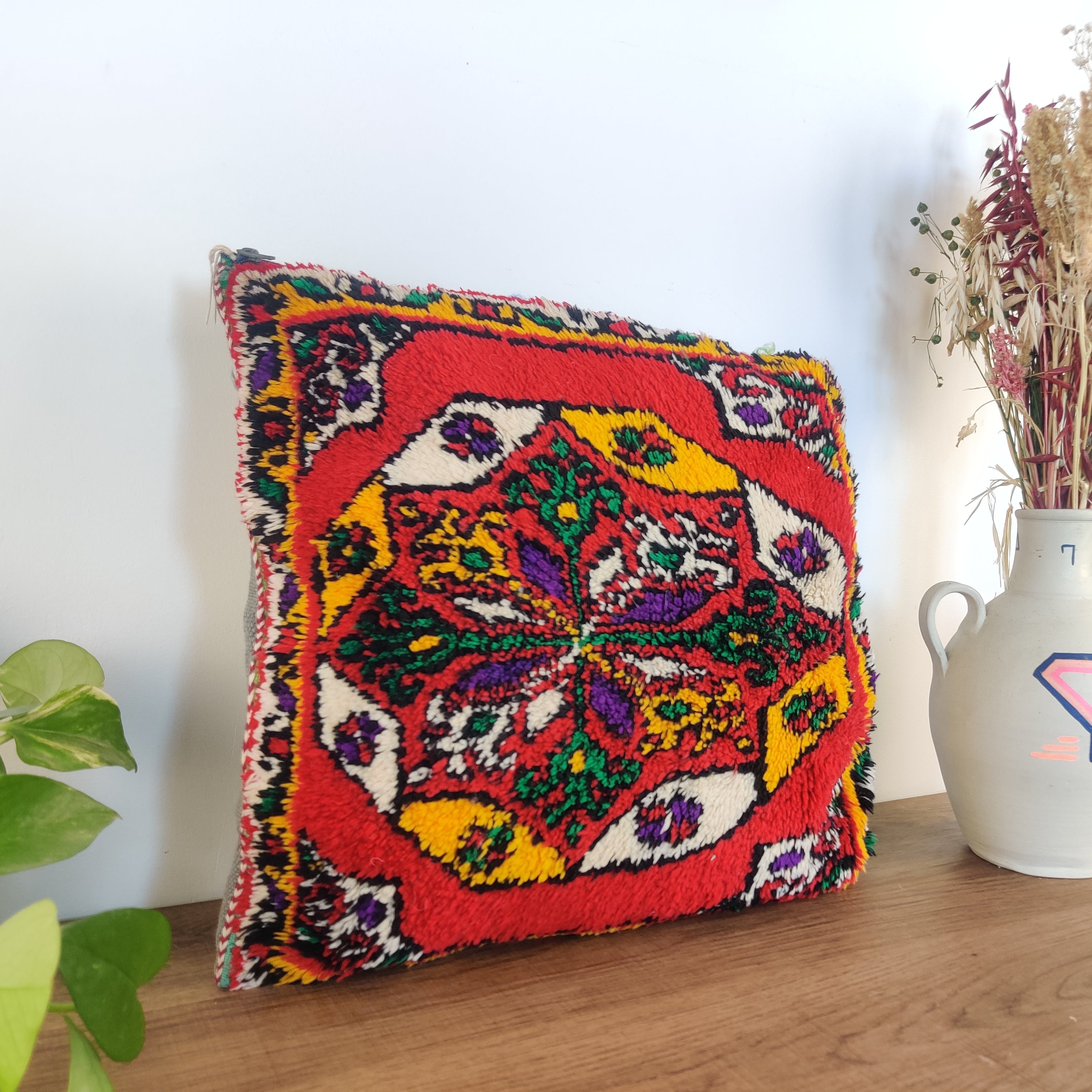 Coussin Marocain Ethnique <br> Coussin Beldi - MAZIR Décoration