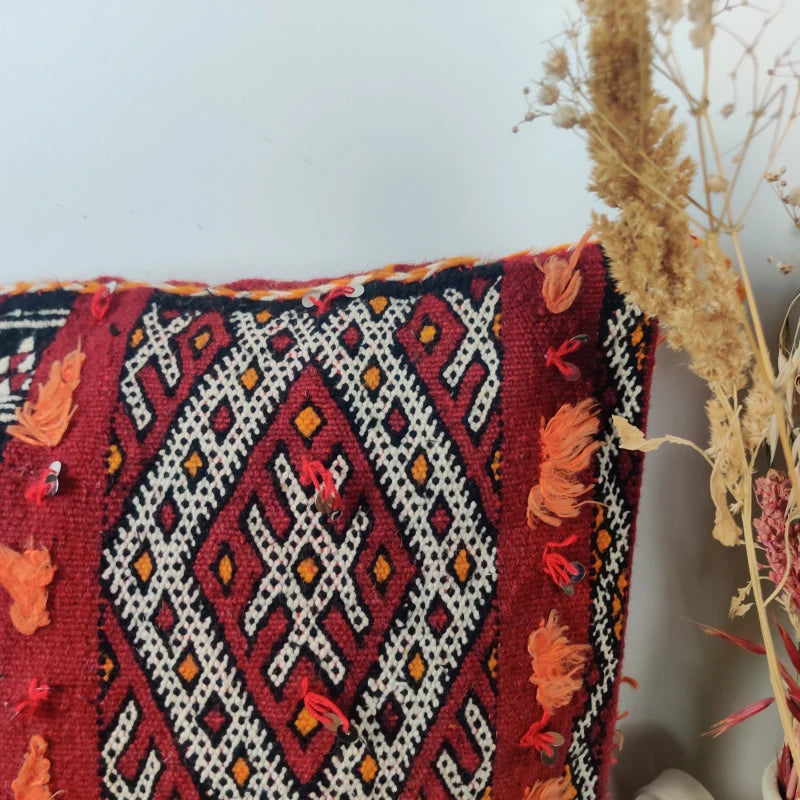 Coussin Kilim vintage bohème - MAZIR Décoration