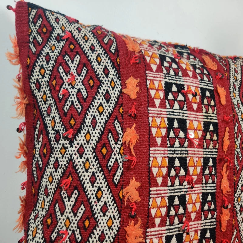 Coussin Kilim vintage bohème - MAZIR Décoration