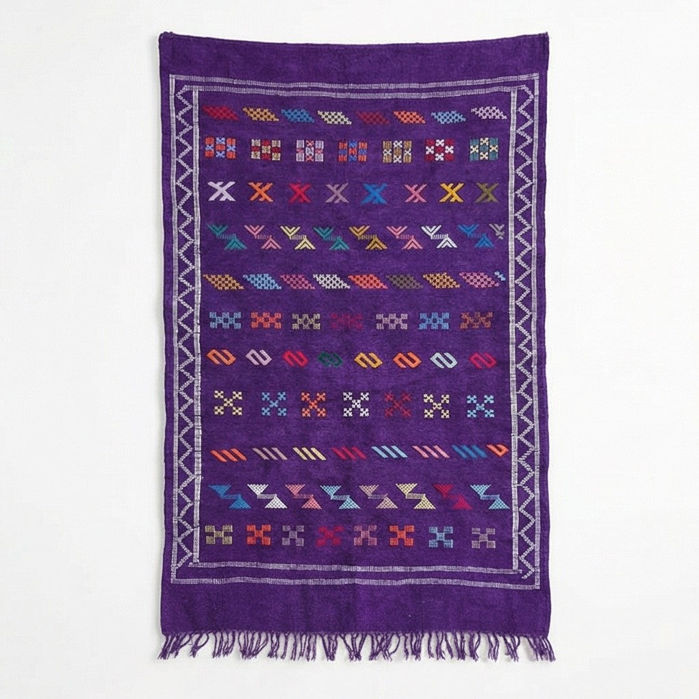 Tapis berbère mauve 95x150 cm