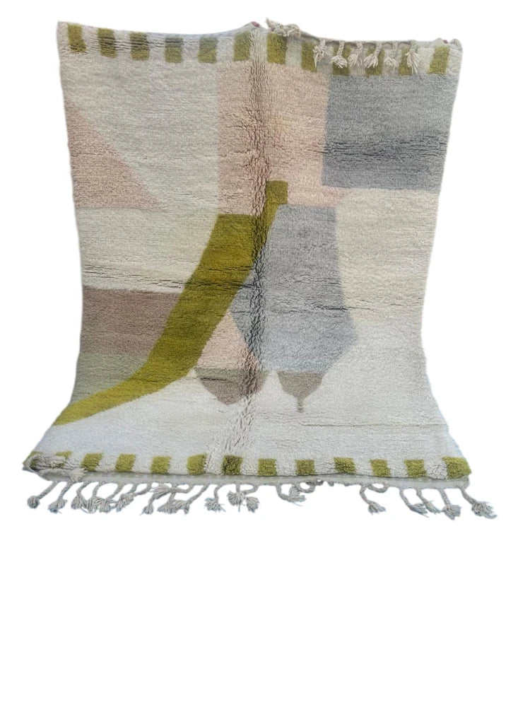 Tapis marocain ton vert Azilal