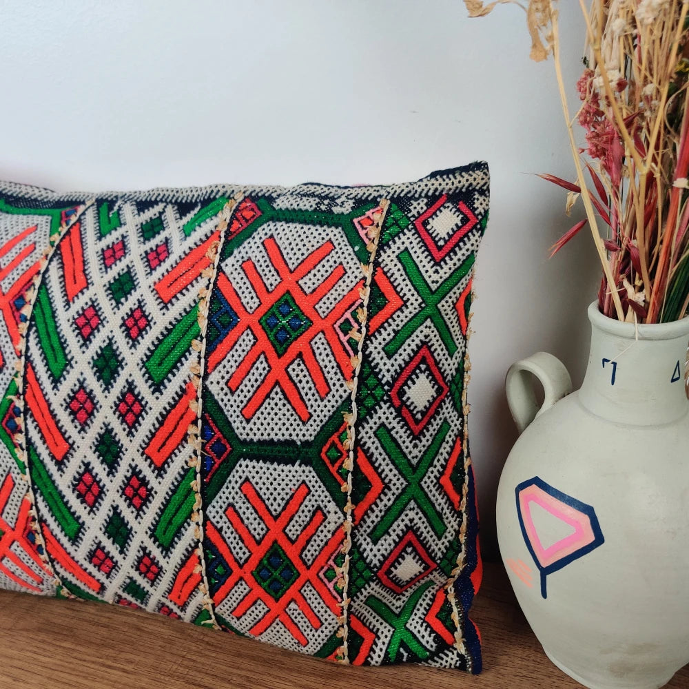 Ancien Coussin Kilim 35x55 cm - MAZIR Décoration