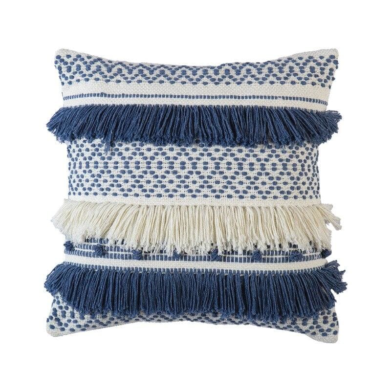 coussin berbère bleu