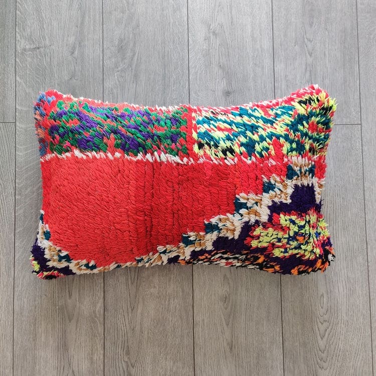 coussin marocain rouge