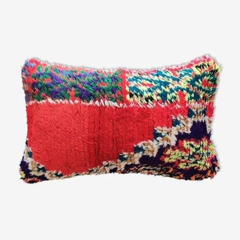 coussin marocain rouge