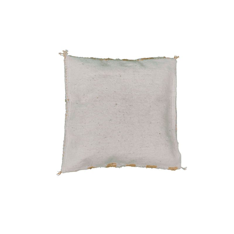 Coussin Beni Ouarain blond damier artisanal