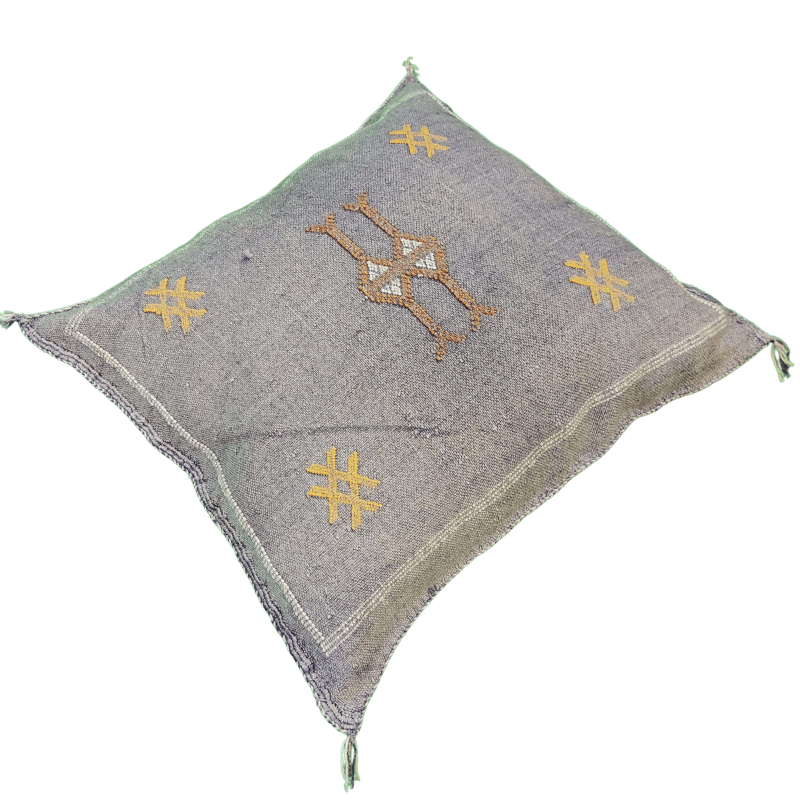 Coussin berbère Gris fer