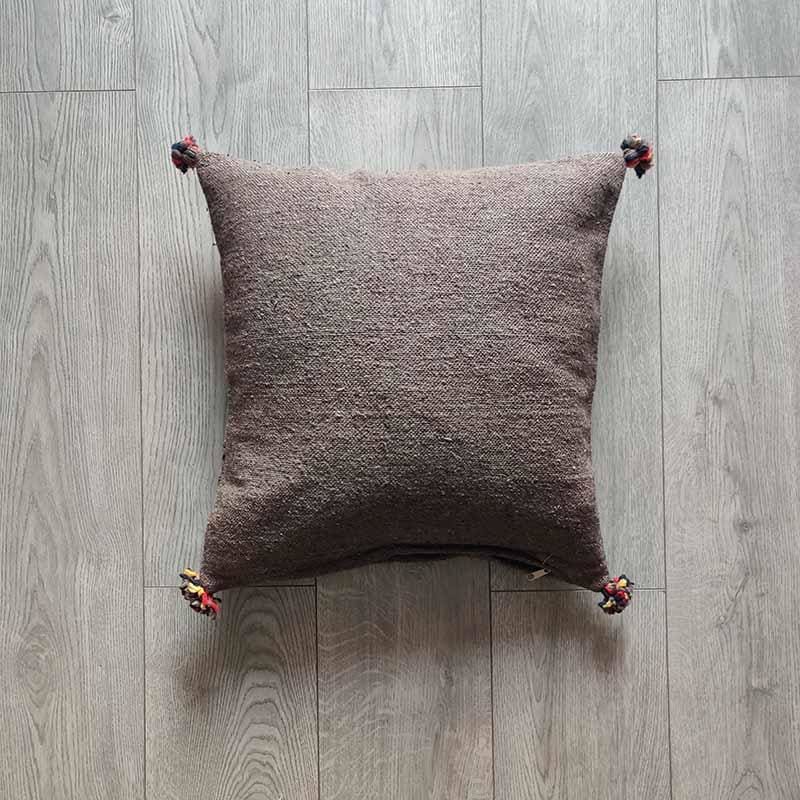 coussin kilim marron