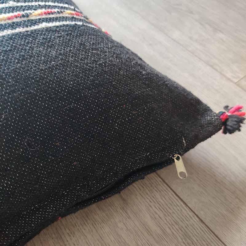 coussin déco noir