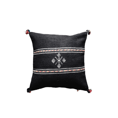 coussin berbère noir