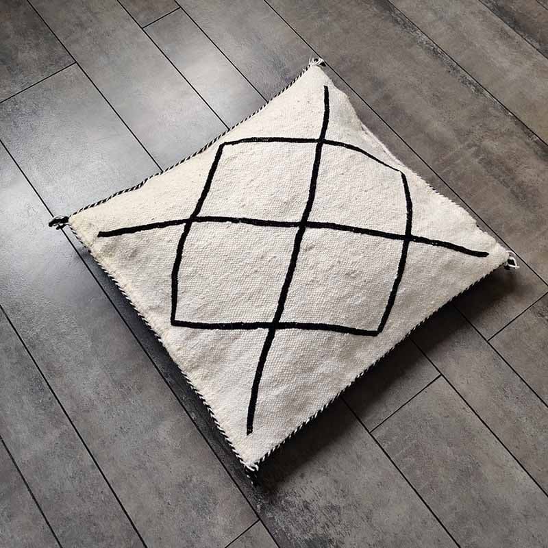 coussin berbère blanc