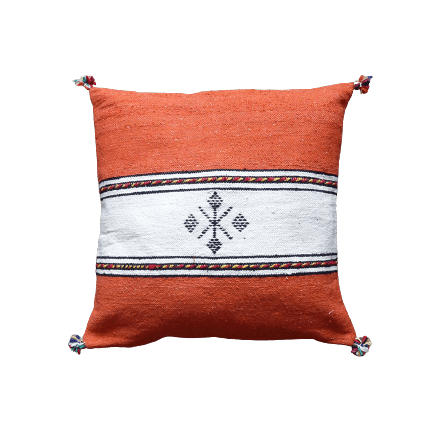 coussin berbere orange