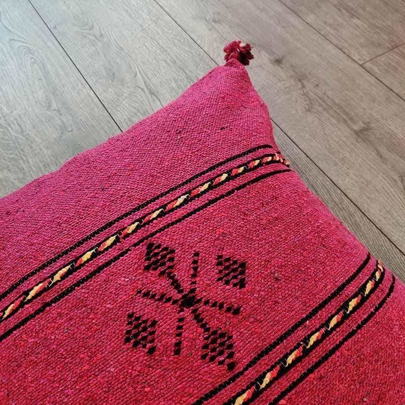 coussin boheme rose