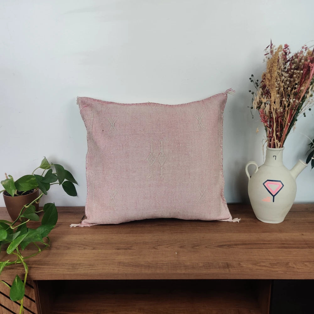 Coussin berbère Rose vintage - MAZIR Décoration