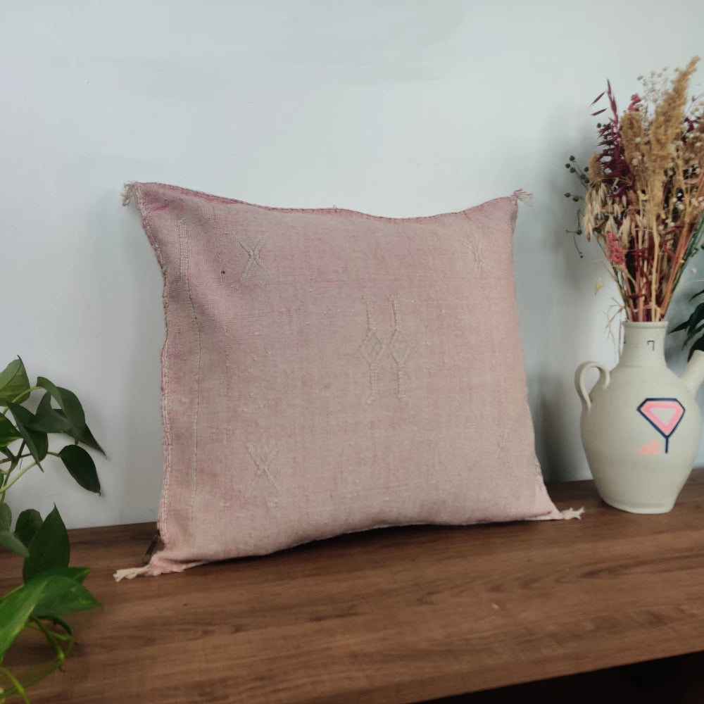 Coussin berbère Rose vintage - MAZIR Décoration