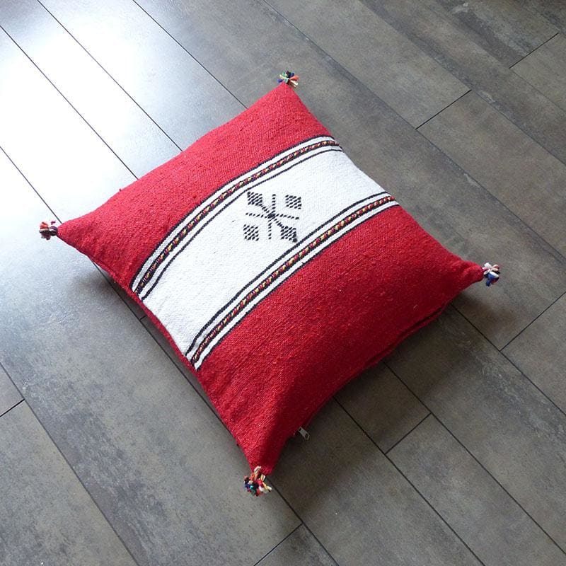 coussin berbere rouge