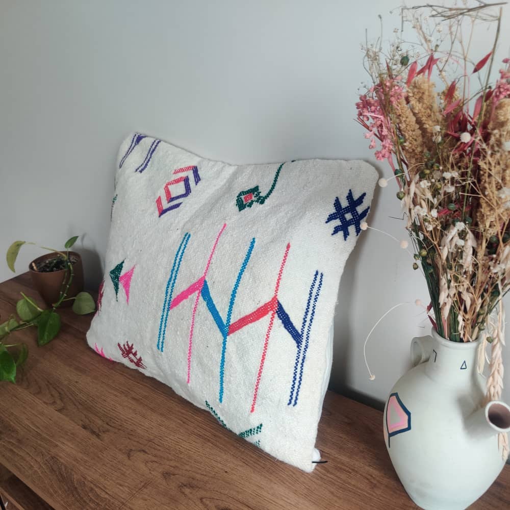 coussin berbère tissé | MAZIR Décoration