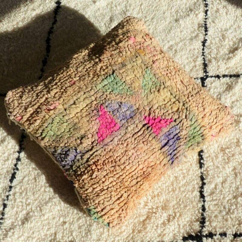 coussin berbere beige