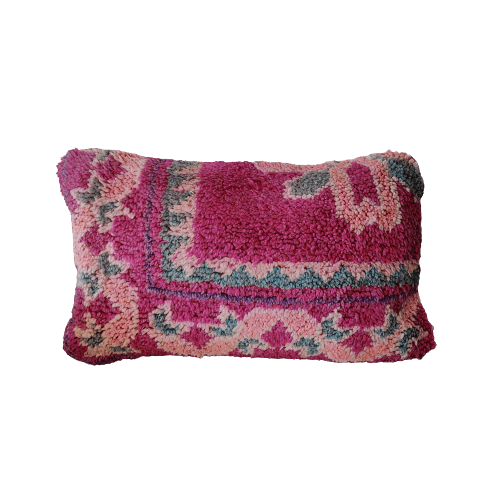 Coussin Berbère Violet Boujaad MAZA - Coussin