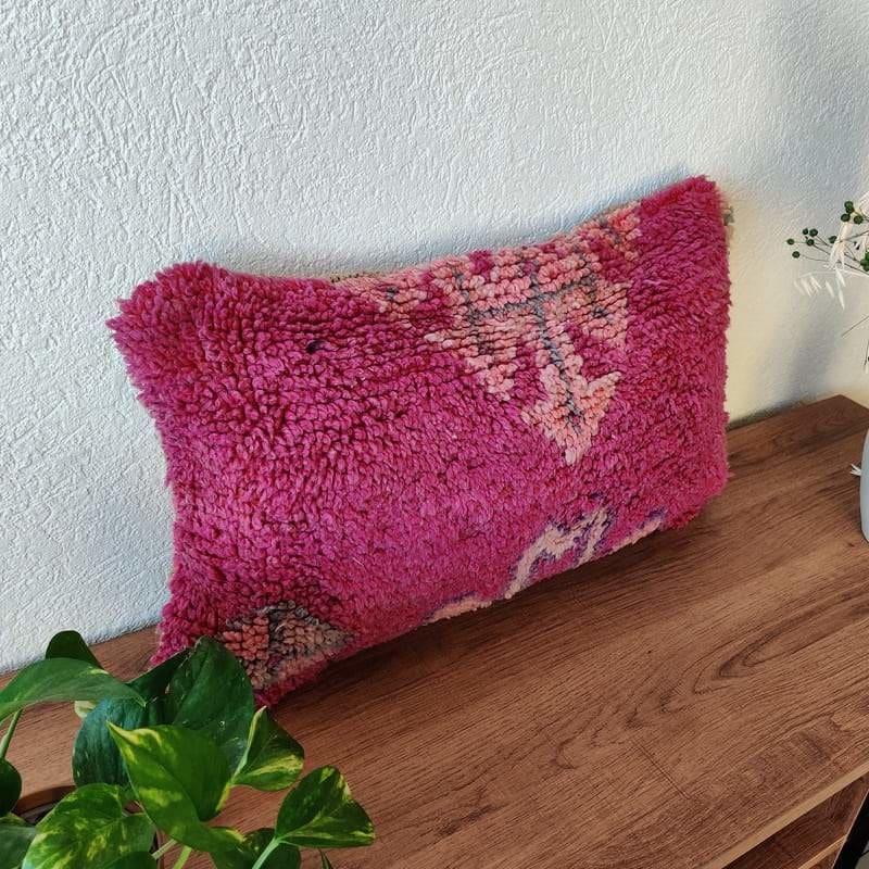 Coussin Berbère Violet Boujaad MAZI - Coussin
