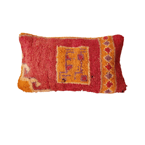 Coussin Bohème Orange Boujad LARI - Coussin