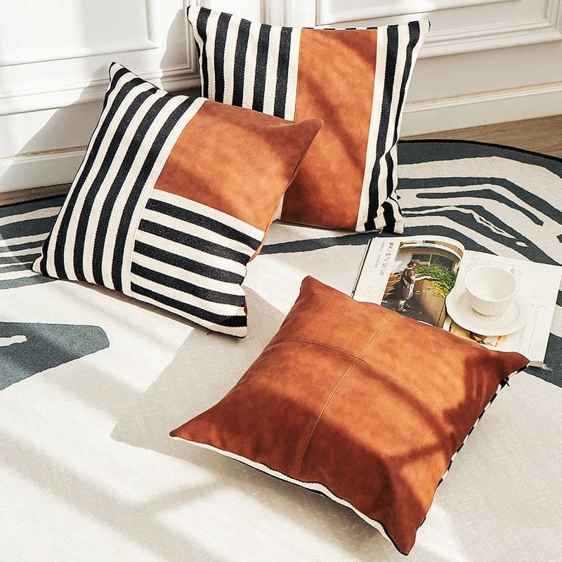 Pillow Cover Black stripe