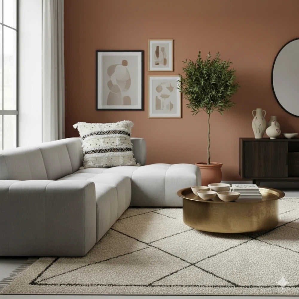 Coussin Handira Blanc Kilim