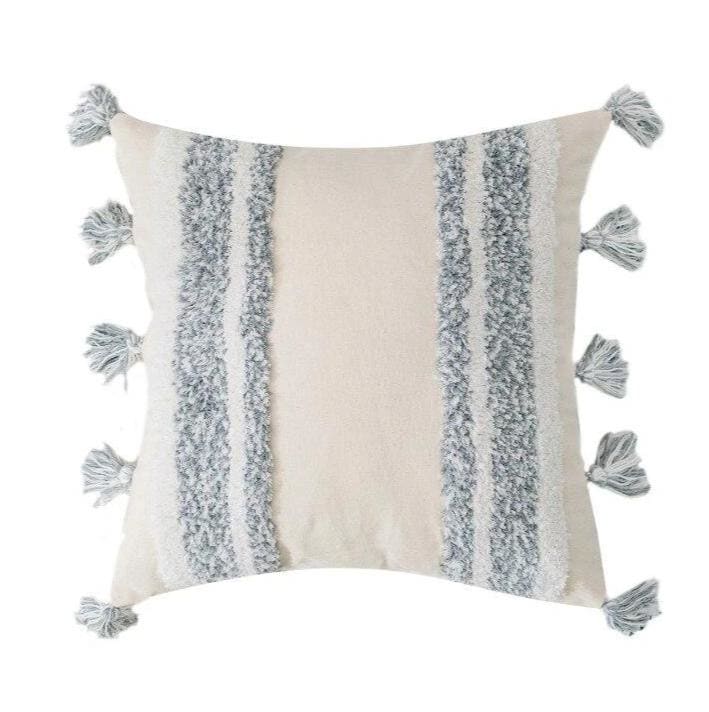 Coussin Inspiration Berbère Gris Contemporain - 45x45 cm (2)