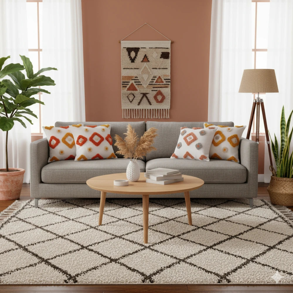 Coussin Inspiration Berbère <br> Motif Coloré