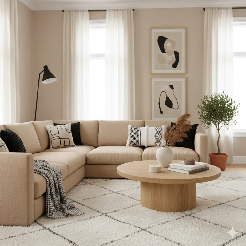 Coussin Inspiration Berbère <br> Motif Ethnique Erry