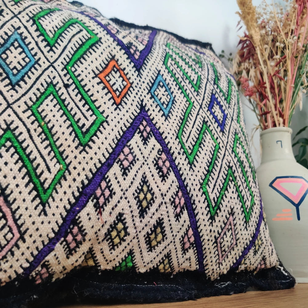 Coussin Kilim berbère magique - MAZIR Décoration