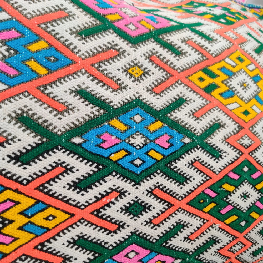 Coussin Kilim Ethnique multicolore - MAZIR Décoration