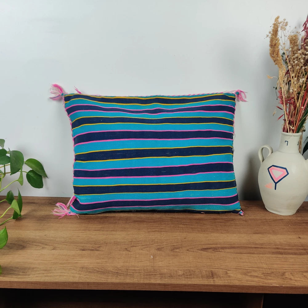 Coussin Kilim Ethnique multicolore - MAZIR Décoration