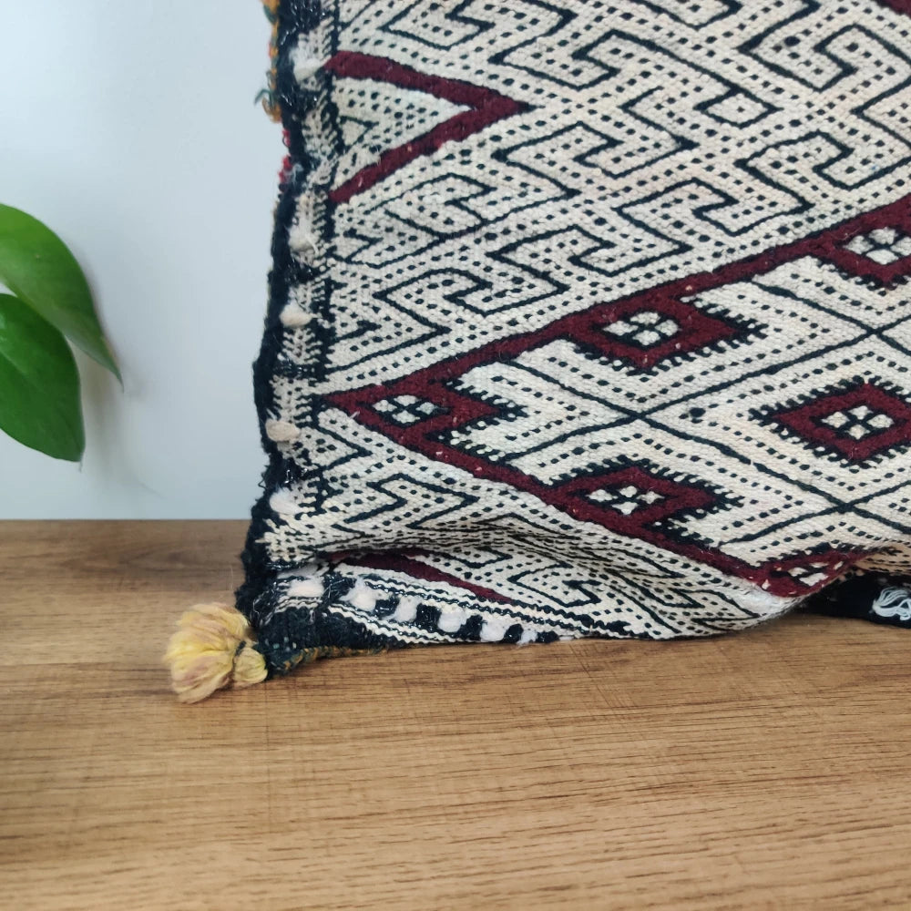Coussin Kilim marocain losange vintage - MAZIR Décoration