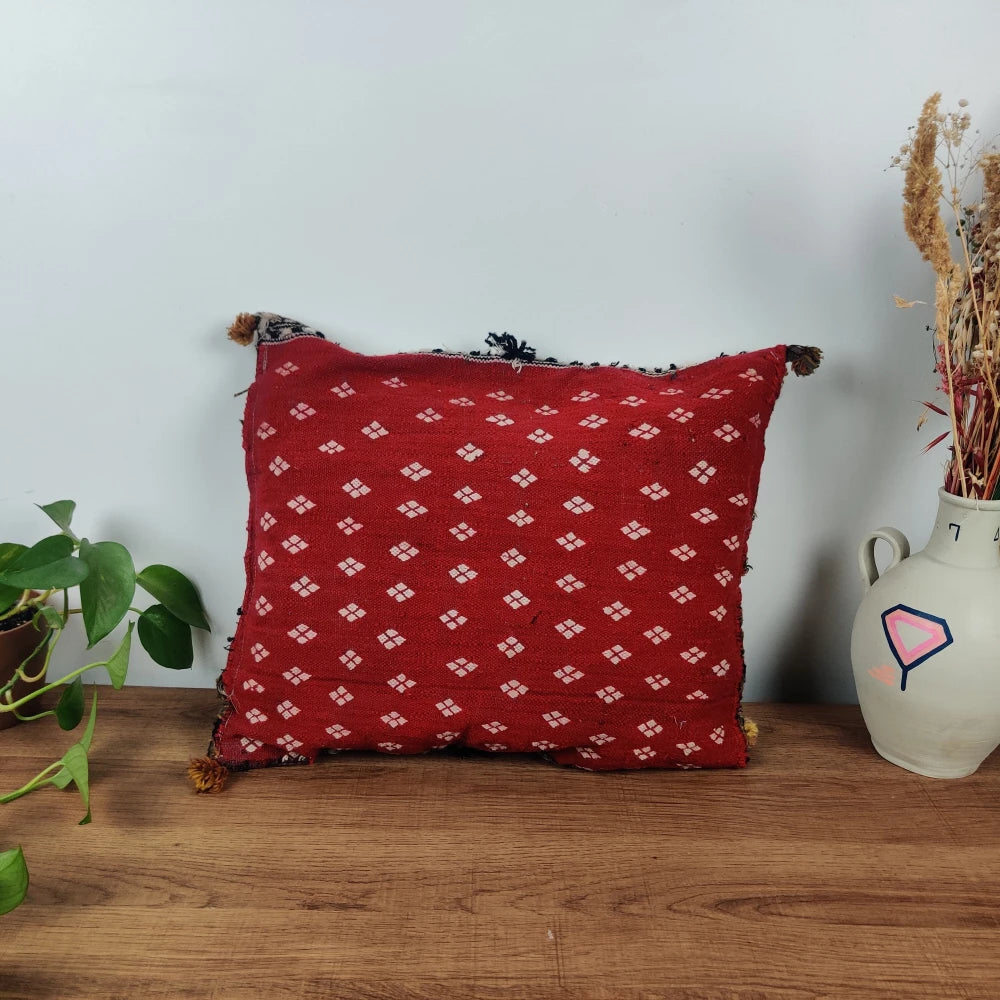 Coussin Kilim marocain losange vintage - MAZIR Décoration
