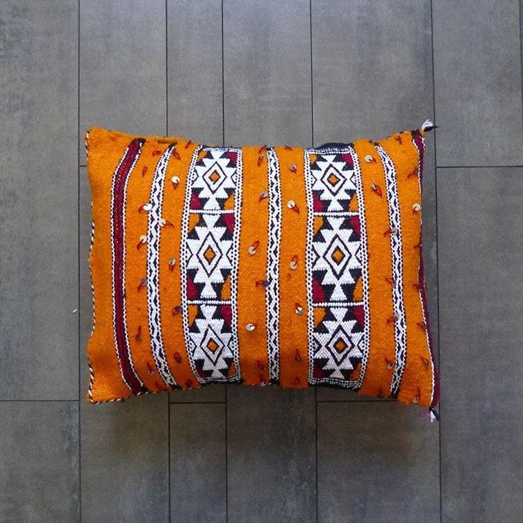 coussin berbere orange