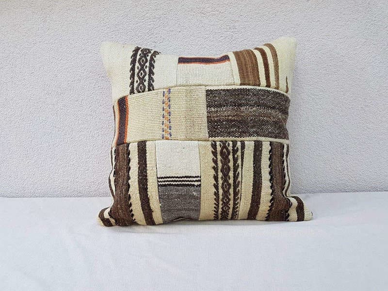Coussin Kilim Turc | 45x45 cm | MAZIR