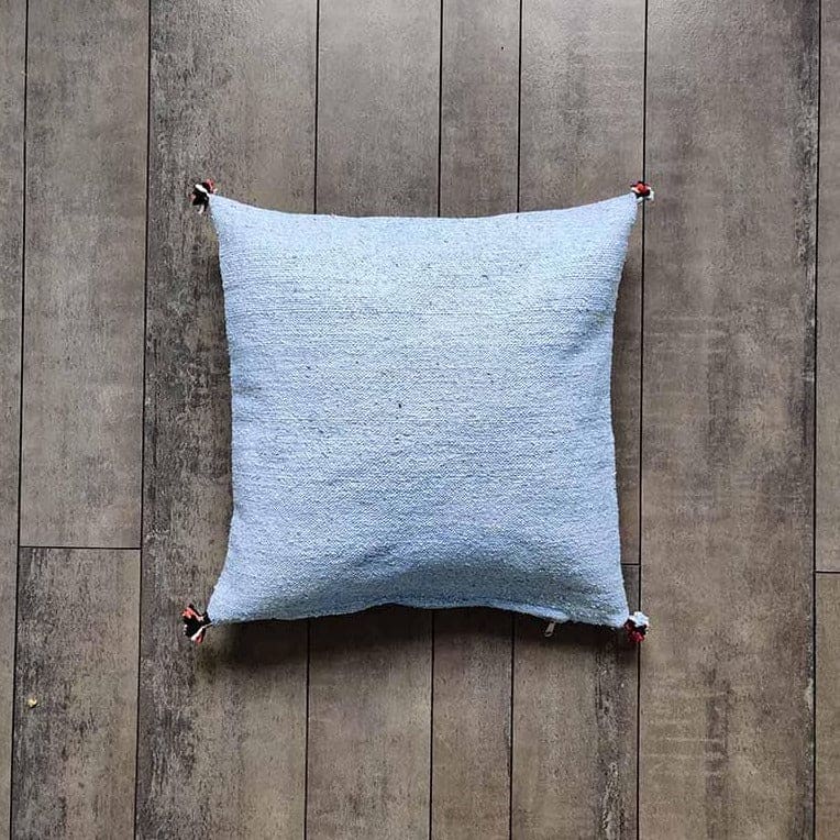 housse de coussin bleu ciel
