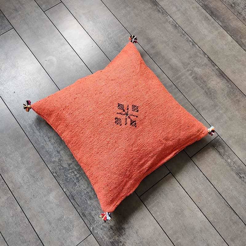 coussin berbère orange